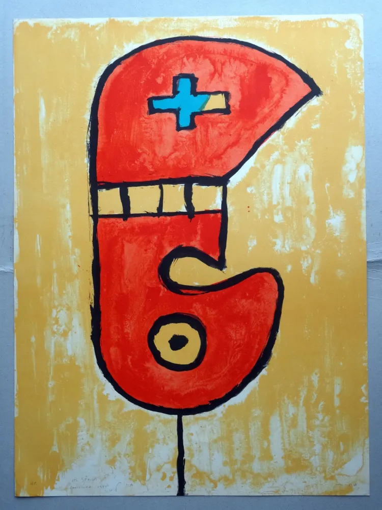 Lithograph Mira - Avant Lettre Barcelona 