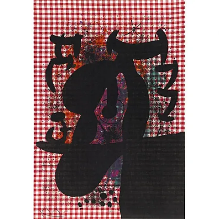Lithograph Miró - A Baquarol (The Bather) 