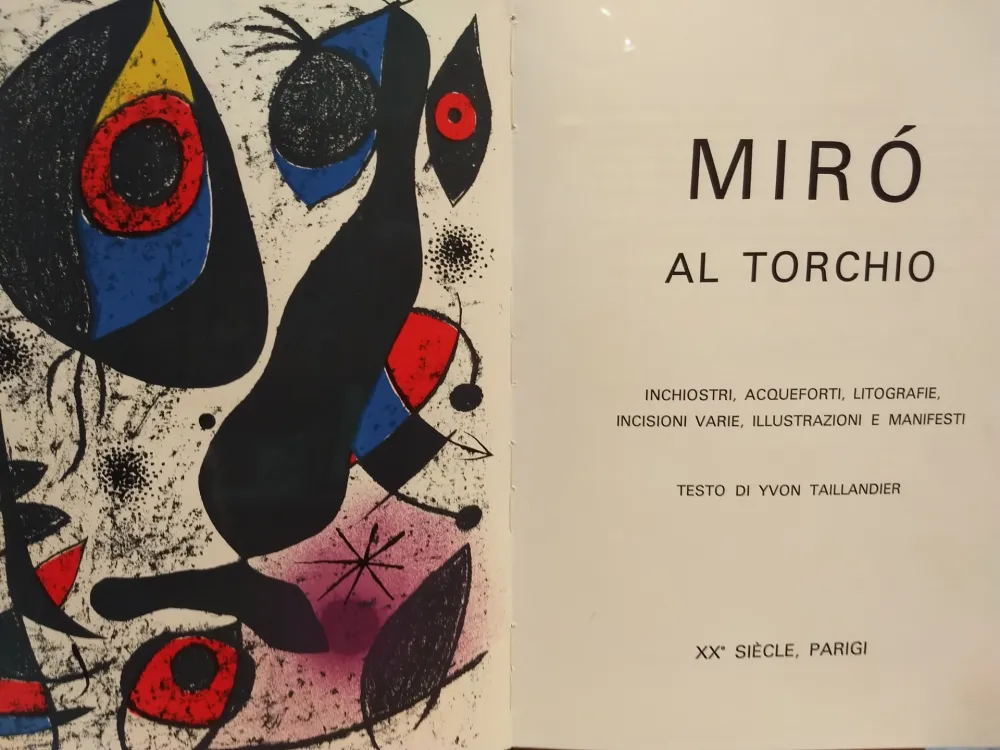 Illustrated Book Miró - Al Torchio