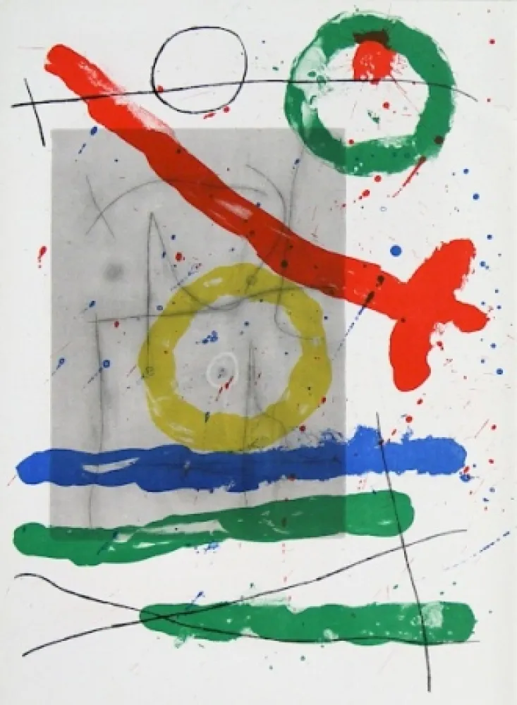 Lithograph Miró - Cartons pg.22