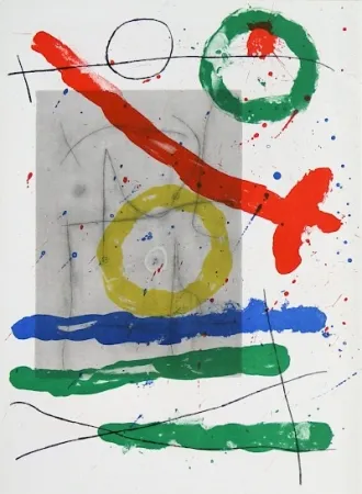 Lithograph Miró - Cartons pg.22