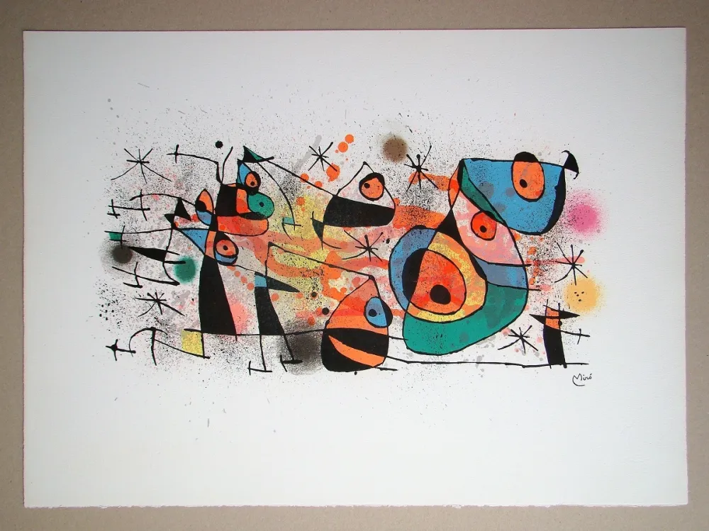 Lithograph Miró - Céramiques