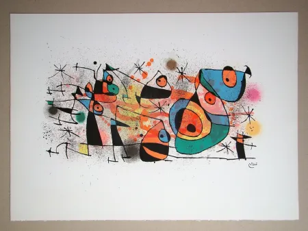 Lithograph Miró - Céramiques