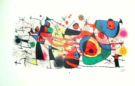 Lithograph Miró - Ceramiques