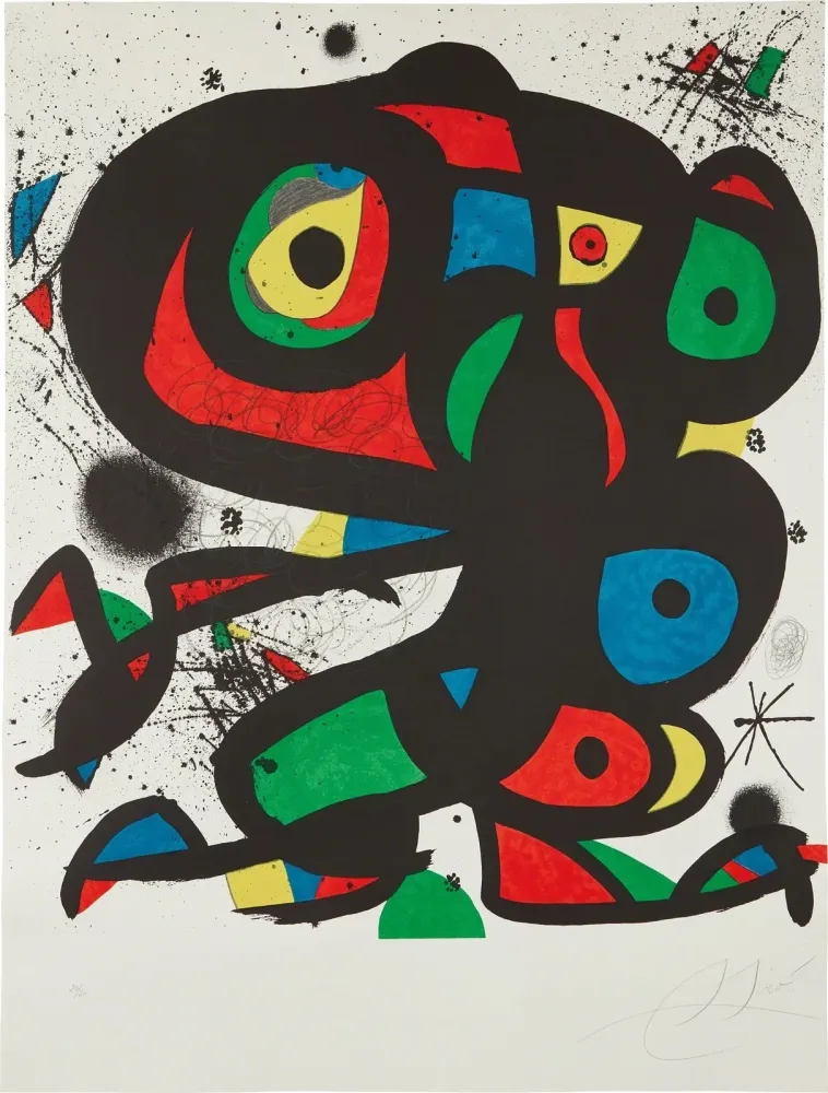 Lithograph Miró - Colpir sense nafrar 2