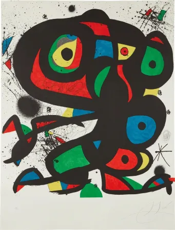Lithograph Miró - Colpir sense nafrar 2
