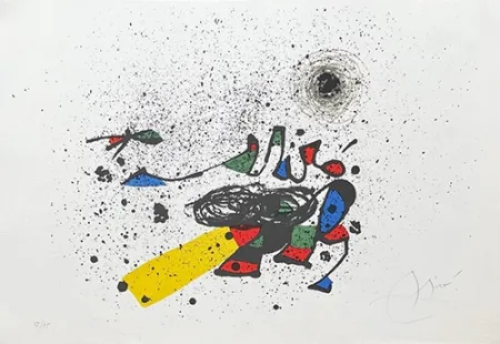 Lithograph Miró - Composition