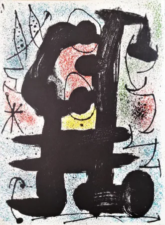 Lithograph Miró - Composition