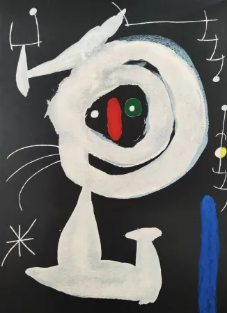 Lithograph Miró - Composition