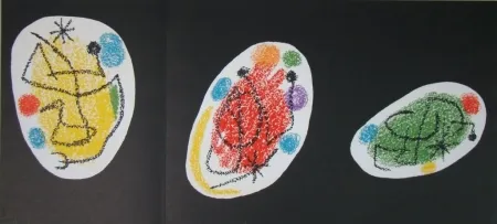 Lithograph Miró - Composition