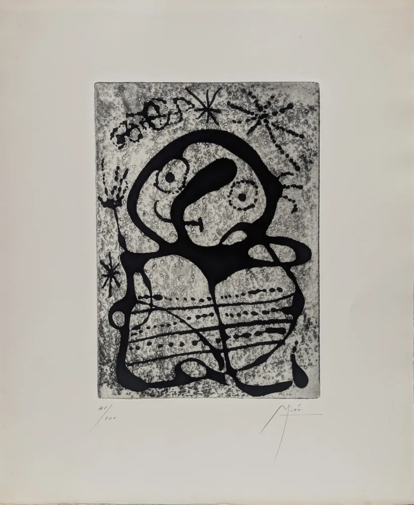 Engraving Miró - Constellations 