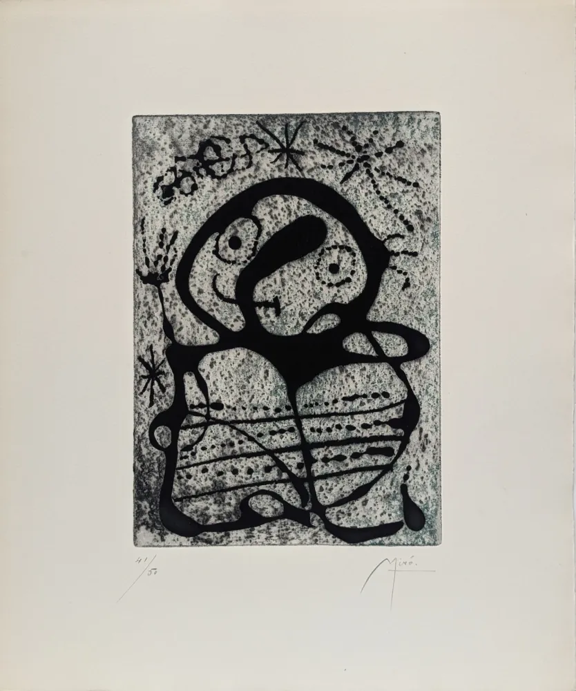 Lithograph Miró - Constellations 