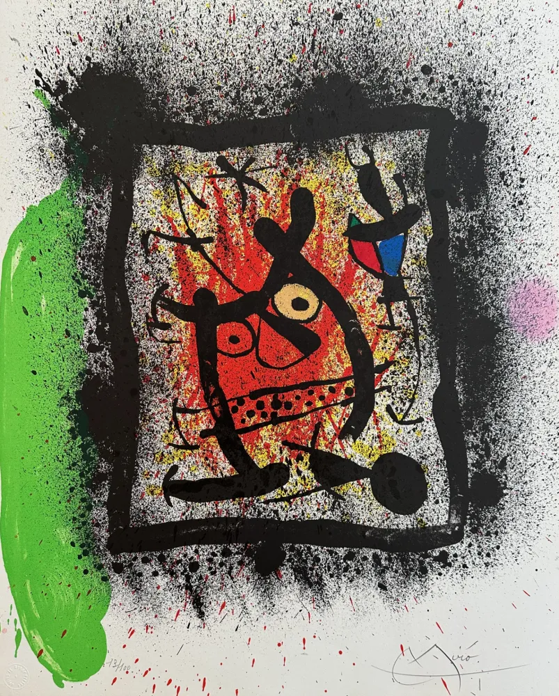 Lithograph Miró - Das Lebenslängliche Interview