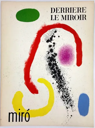 Illustrated Book Miró - DERRIÈRE LE MIROIR n° 125-126 . MIRO . 8 lithographies en couleurs (1961)