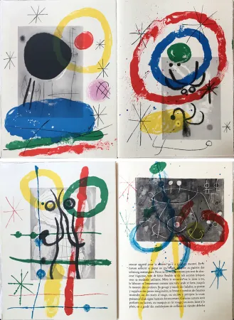 Illustrated Book Miró - DERRIÈRE LE MIROIR N°151-152. MIRO. CARTONS. Mai 1965.