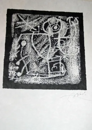 Lithograph Miró - Essences de la terra