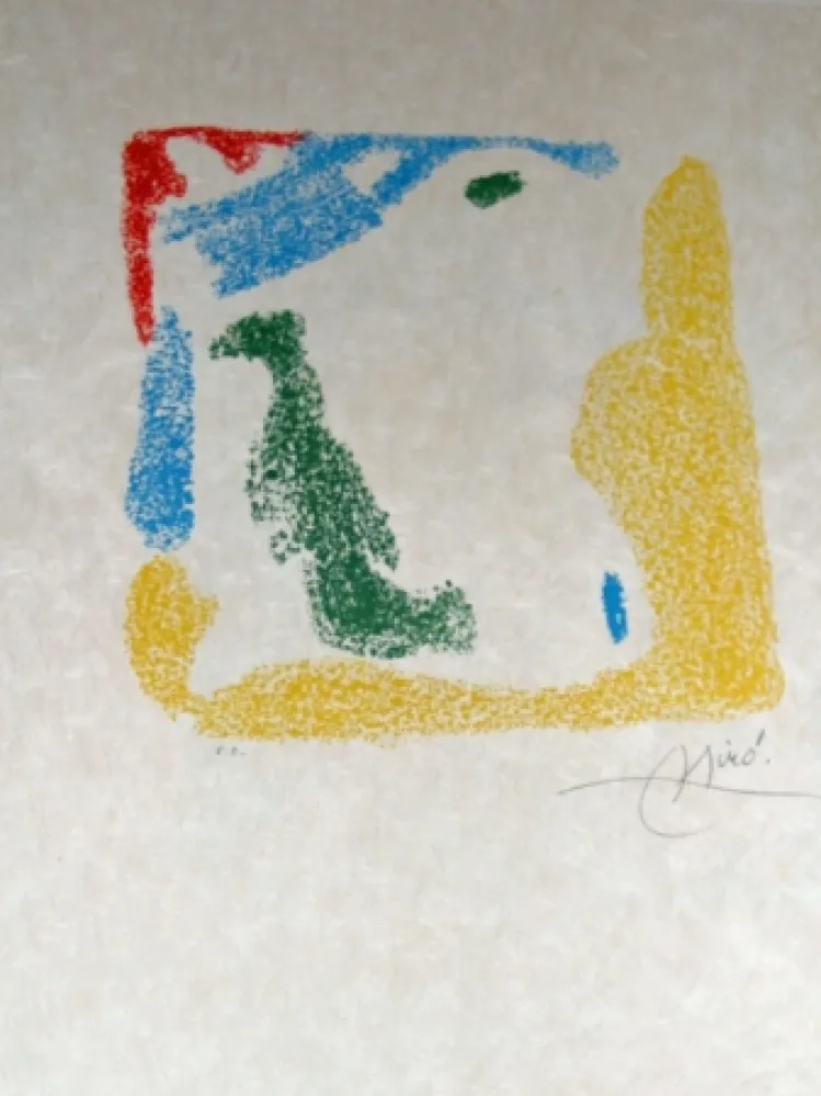 Lithograph Miró - Essences de la terra