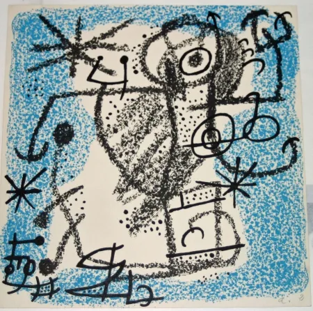 Lithograph Miró - Essences de la terra