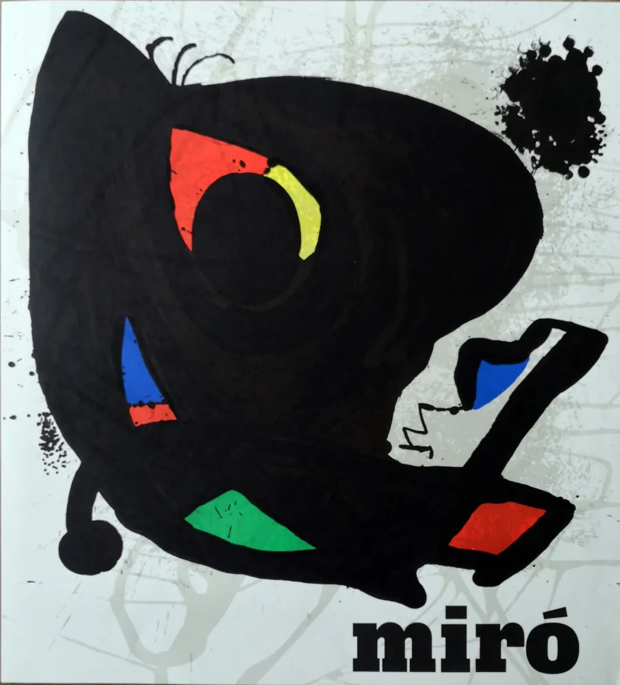 Lithograph Miró - Exposition 