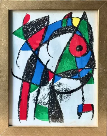 Lithograph Miró - Figure 1037