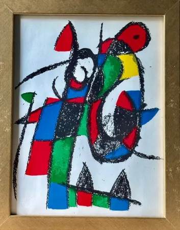 Lithograph Miró - Figure 1038