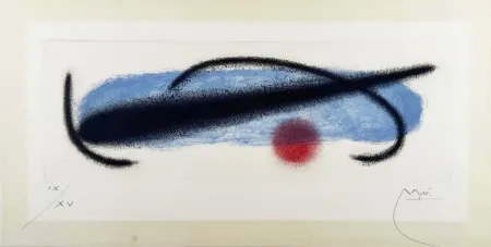 Etching And Aquatint Miró - Fusées 1 