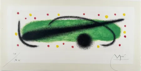 Engraving Miró - Fusées