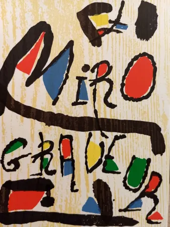 Illustrated Book Miró - Graveur 1