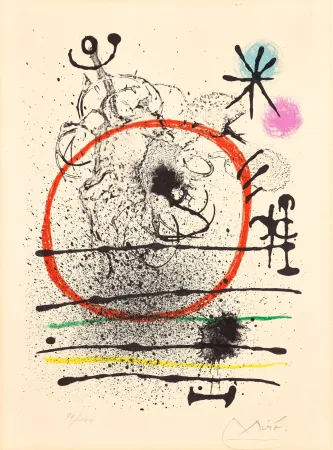 Lithograph Miró - Herbes d'été (Summer Grasses)