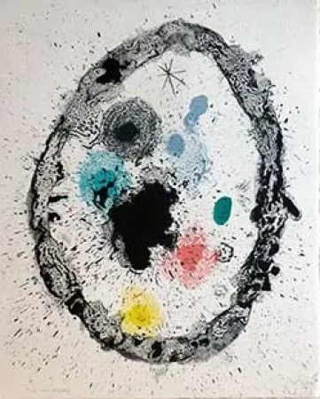 Lithograph Miró - Je travaille comme un jardinier