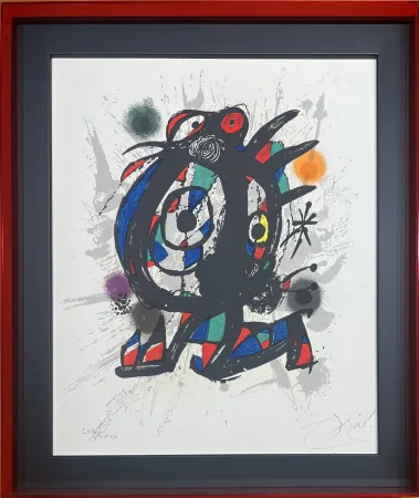 Lithograph Miró - Joan Mirò (1893-1983) - Coloured lithograph on Arches paper - 1977