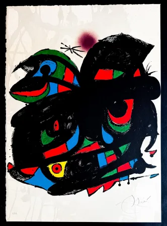 Lithograph Miró - Joan Miró (1893–1983) - FUNDACIÓ JOAN MIRÓ - Color lithograph on paper - 1976