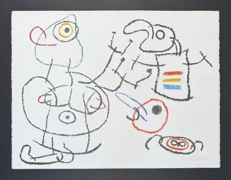 Lithograph Miró - Joan Mirò (1893-1983) - Ubu aux Baléares - Color lithograph - 1971