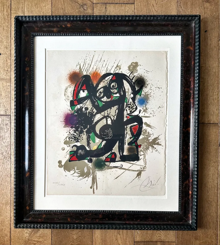 Lithograph Miró - Joan Miro Lithographs III / Maeght 1118 