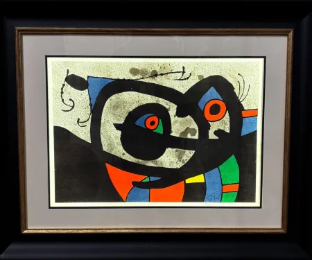 Lithograph Miró - Joan Mirò(1893–1983 ) - El legarto de las plumas de oro (Le lèzard aux plumes d'or) -Lithograph on Japanese paper - 1971