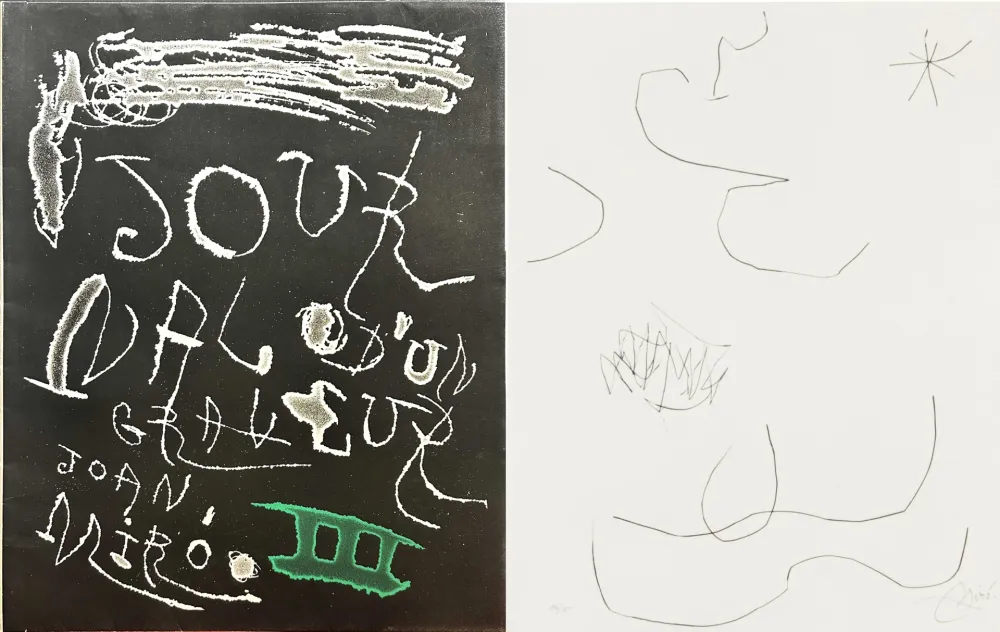 Etching And Aquatint Miró - Journal d'un Graveur (INCLUDE THE ORIGINAL FOULDER)