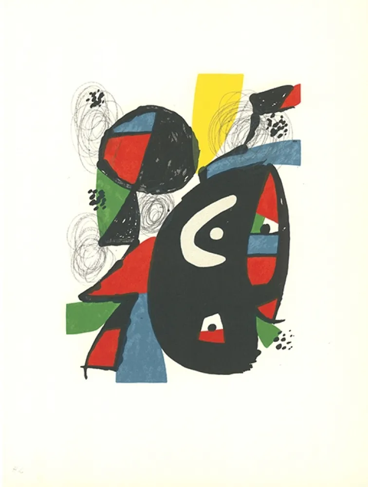 Lithograph Miró - La mélodie acide - 12