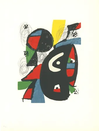 Lithograph Miró - La mélodie acide - 12