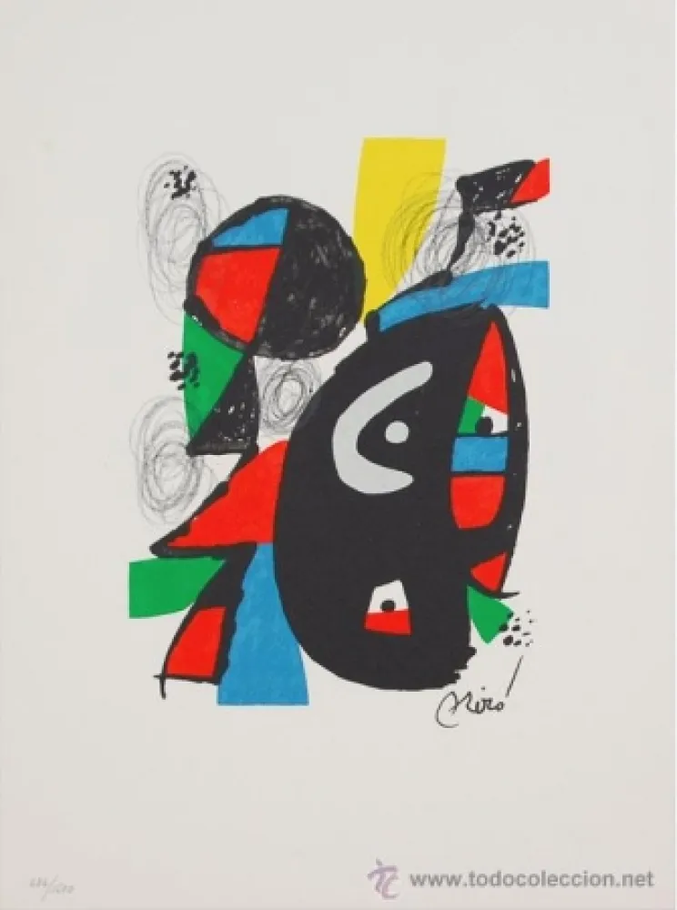 Lithograph Miró - La Melodie Acide 