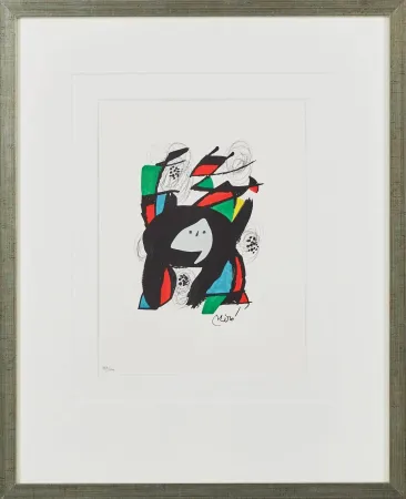 Lithograph Miró - La Mélodie Acide, Planche VIII