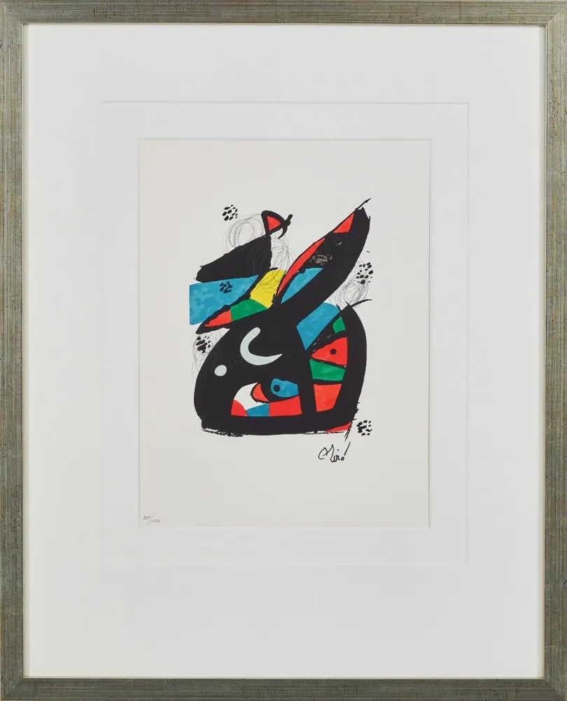 Lithograph Miró - La Mélodie Acide, Planche XIII
