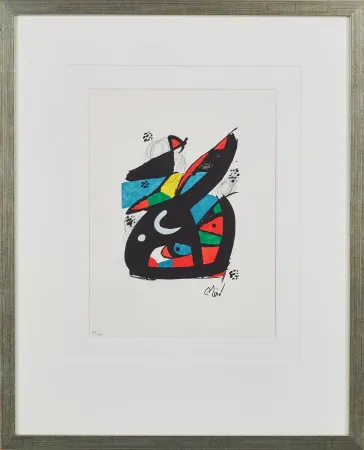 Lithograph Miró - La Mélodie Acide, Planche XIII