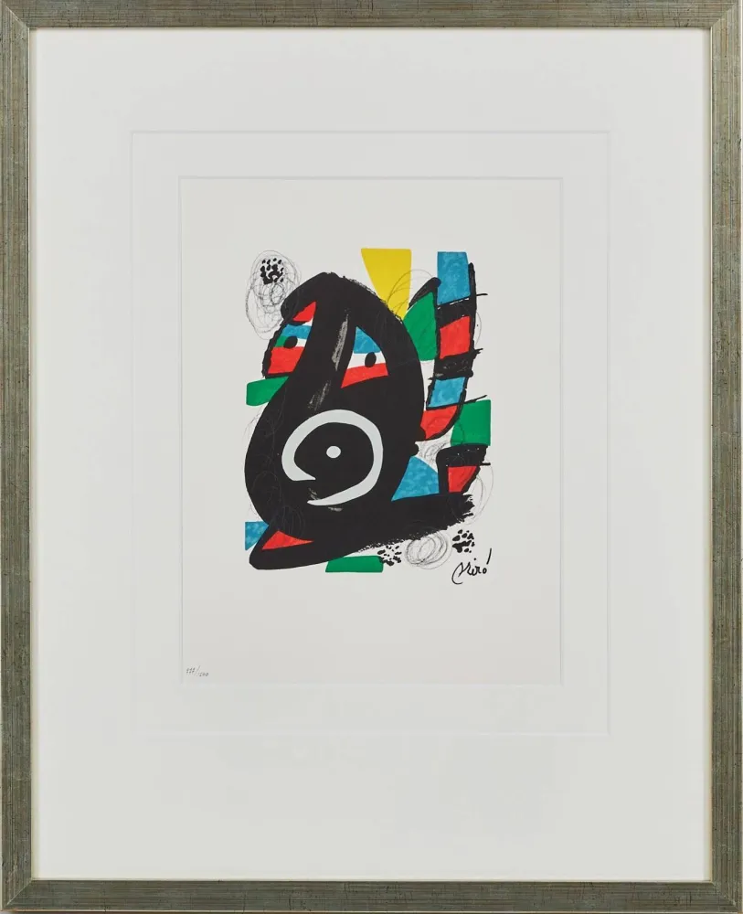 Lithograph Miró - La Mélodie Acide, Planche XIV