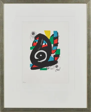Lithograph Miró - La Mélodie Acide, Planche XIV
