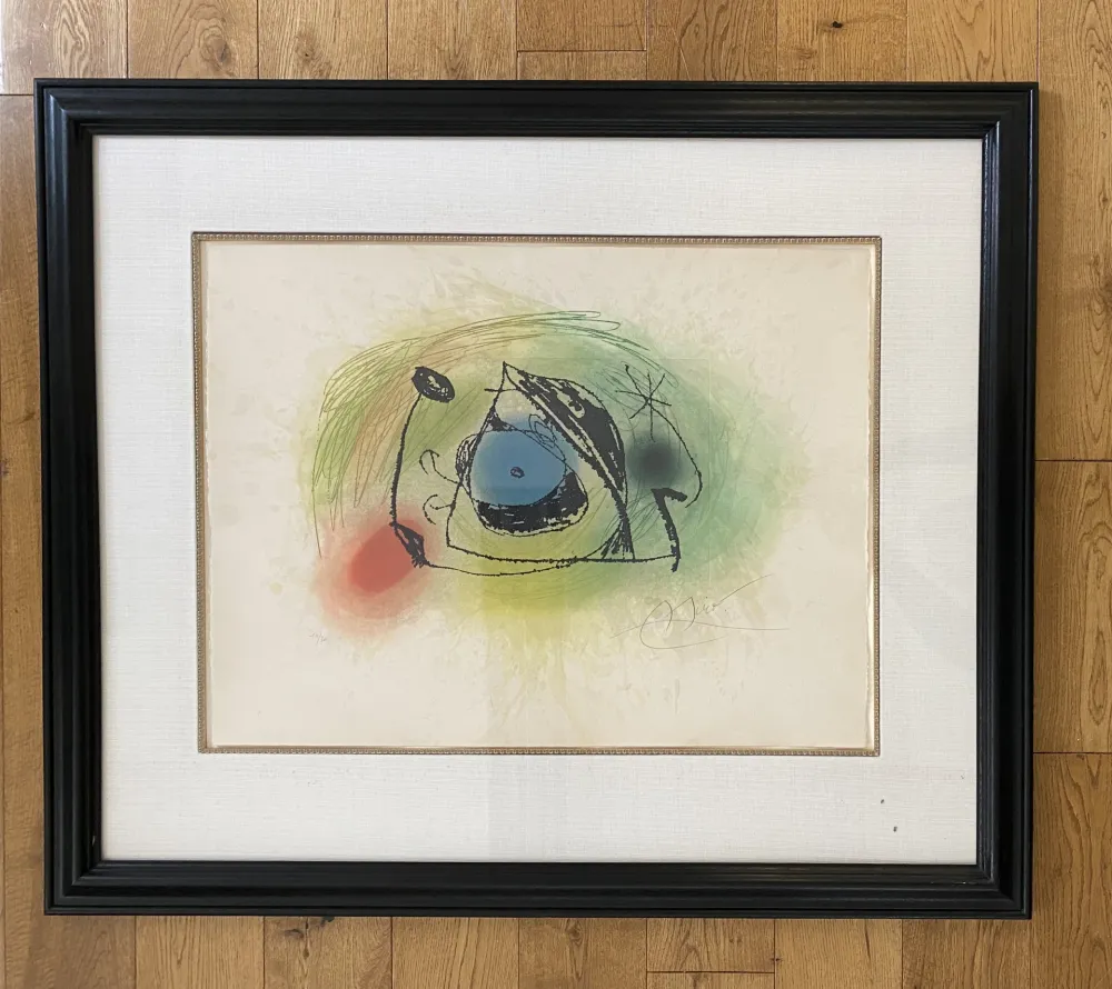 Etching And Aquatint Miró - La Musaraigne (