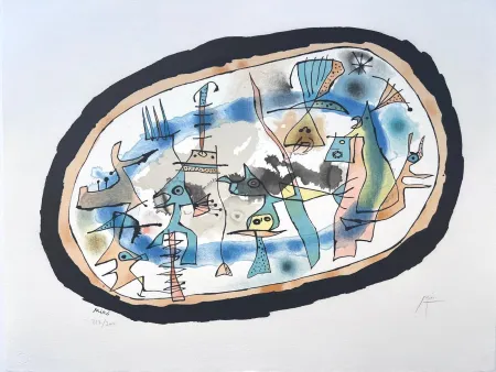 Lithograph Miró - La Naissance du Jour 