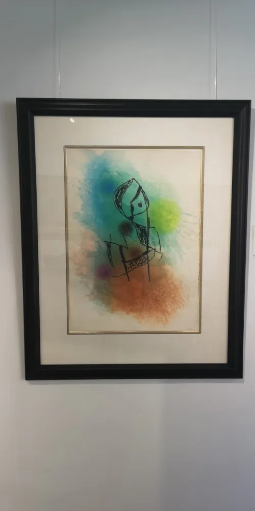 Etching And Aquatint Miró -  La Rainette 