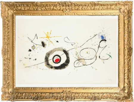 Lithograph Miró - La traversée du miroir