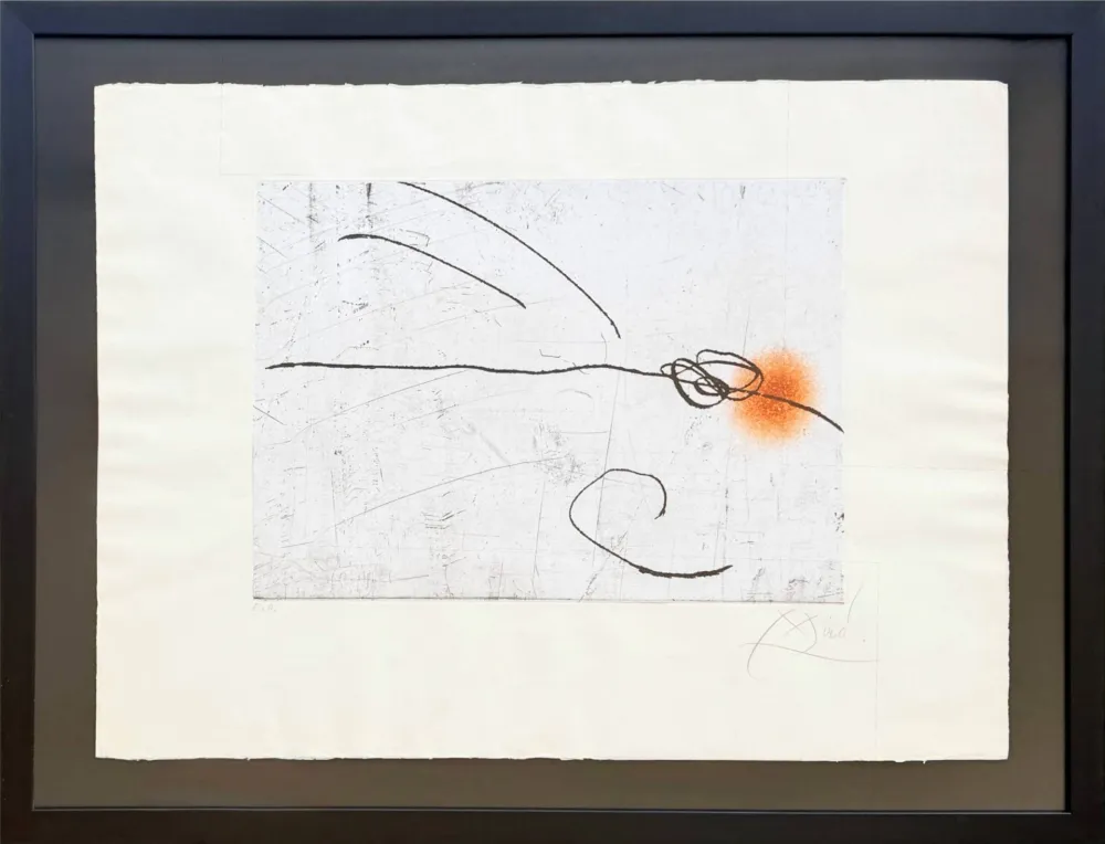 Etching And Aquatint Miró - Lapidary