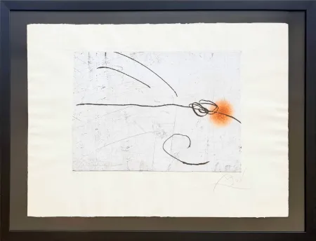 Etching And Aquatint Miró - Lapidary